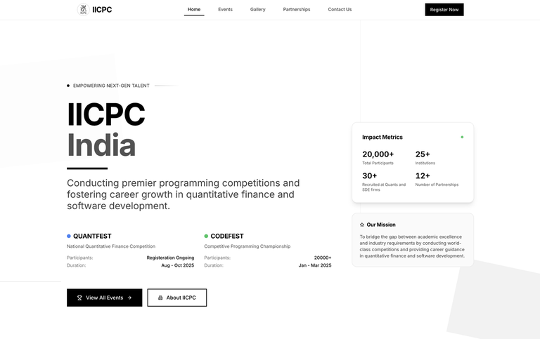 IICPC website