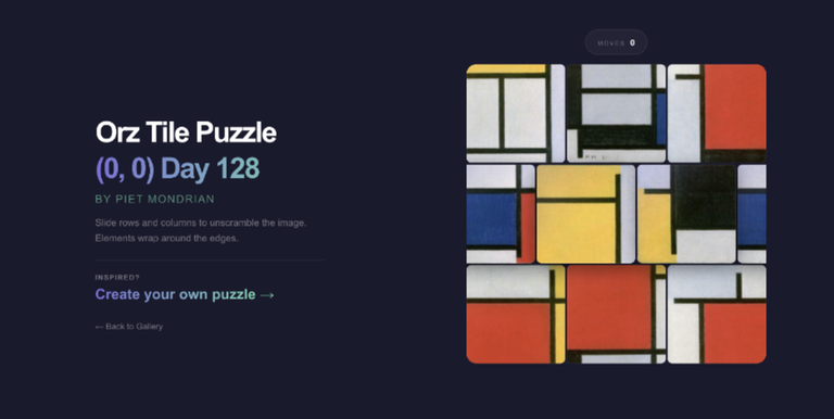 Orz Tiles Puzzle