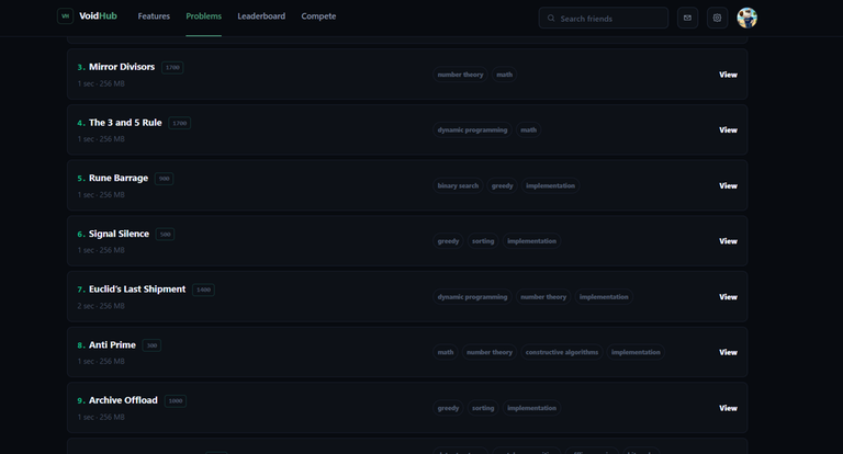 VoidHub Originals_ problemset