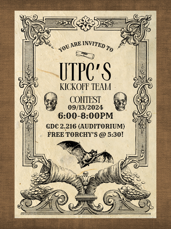 Image of UT Open flyer