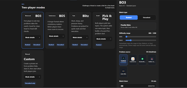 VH mode screenshot